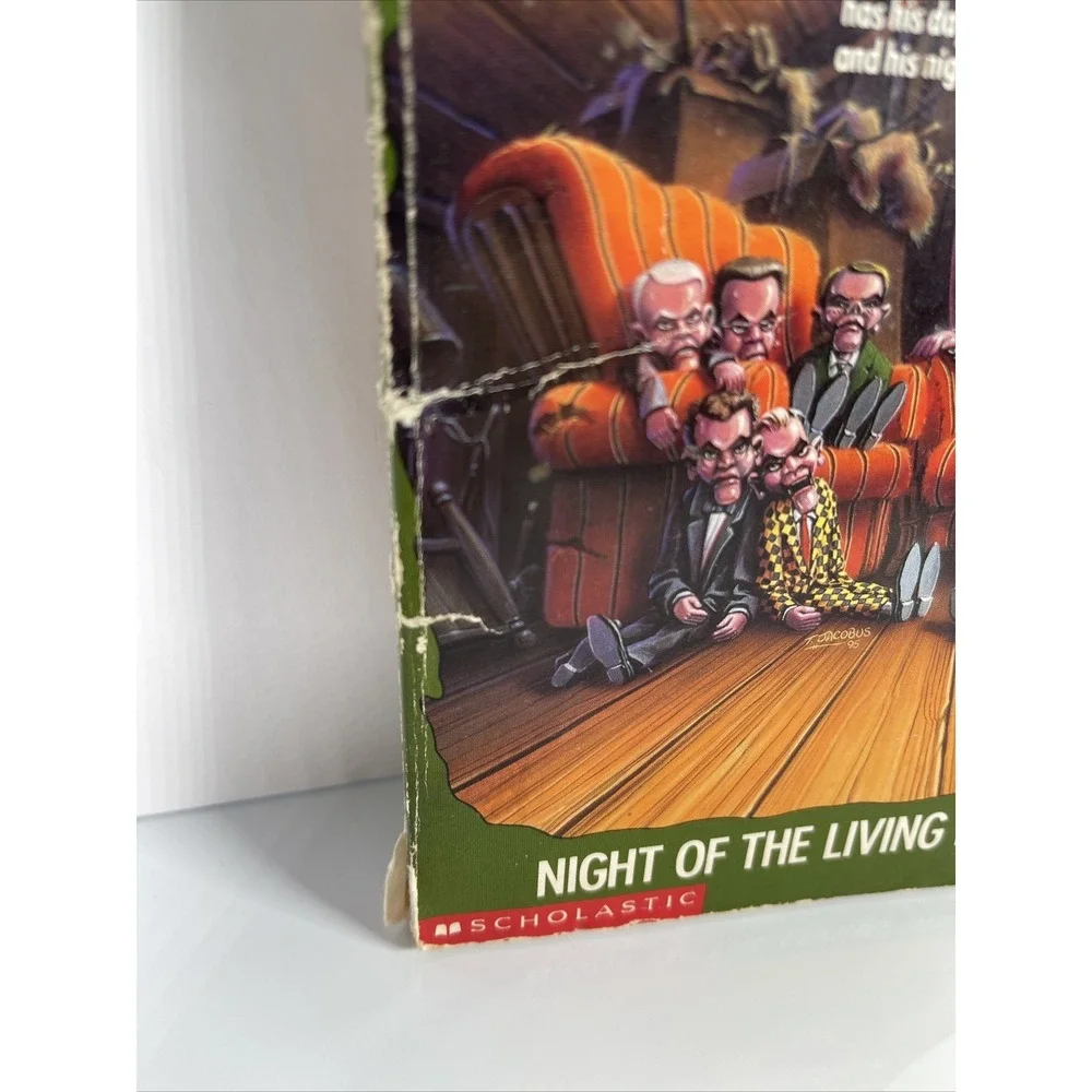 Goosebumps #40 Night‎ Of The Living Dummy 3 1st Edition